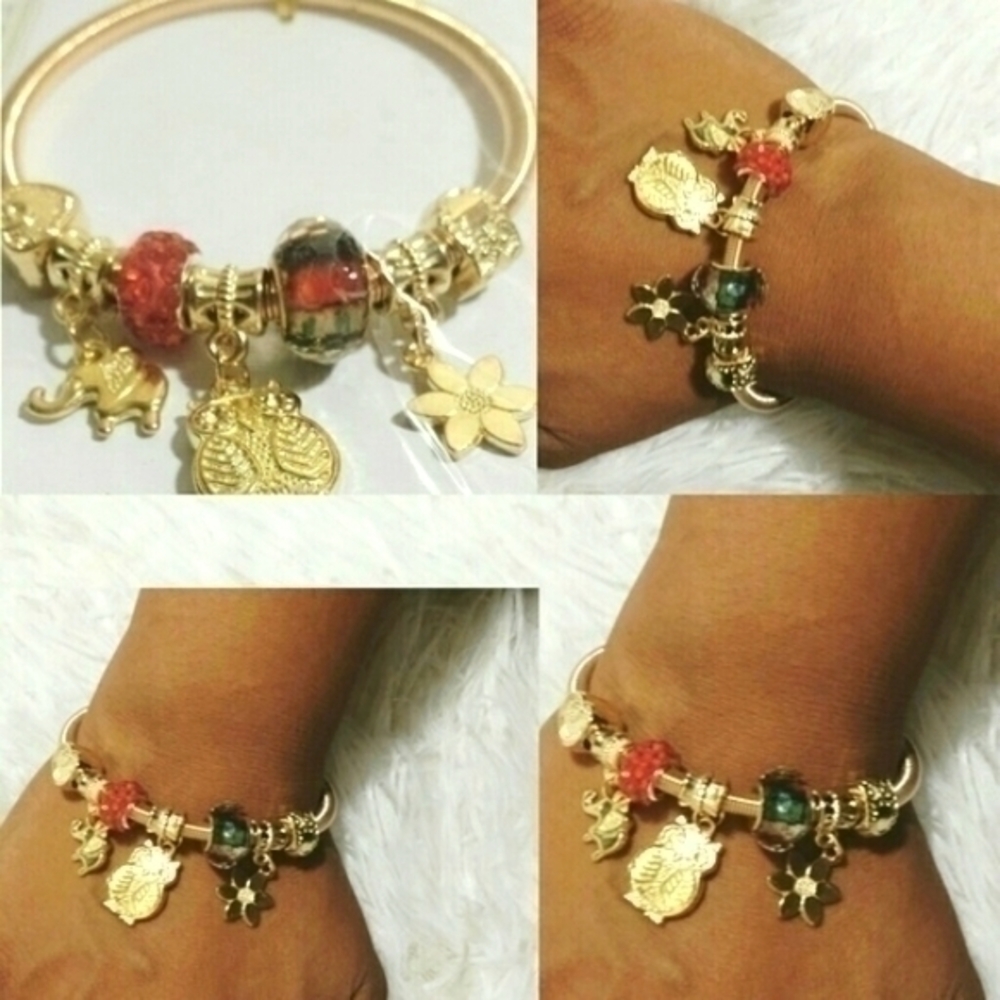 ☄Lucky Triple Charm Bracelet